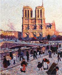Maximilien Luce The Quai Saint-Michel and Notre-Dame oil painting image